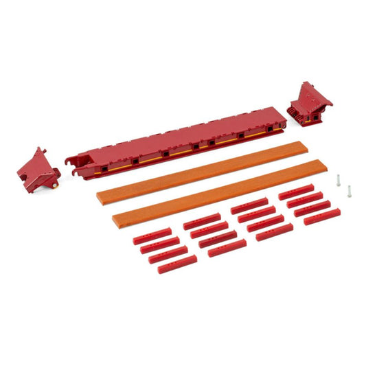 WSI SCHEUERLE INTER COMBI SET PARTS: SPINE BED RED Premium Line KIT 1:50 Truck Model