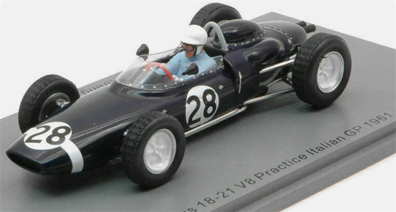 1:43 Lotus 18-21 v8 1961 Spark Italian Practice Match Resin Car Model view1