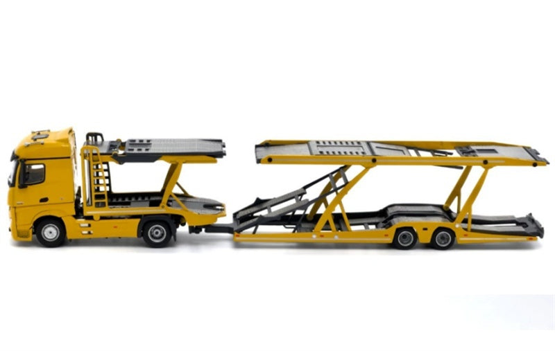 1:64 Mercedes-Benz Actros Low top traditional mirror LHD  Yellow Unique Model x Tiny  DIECAST Model