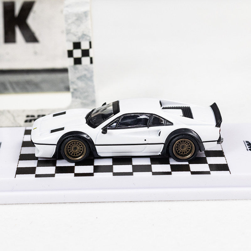 INNO64 Ferrari 308 GTB LBWK Wide Body Modified Edition White 1:64 car Pre-built Model view3