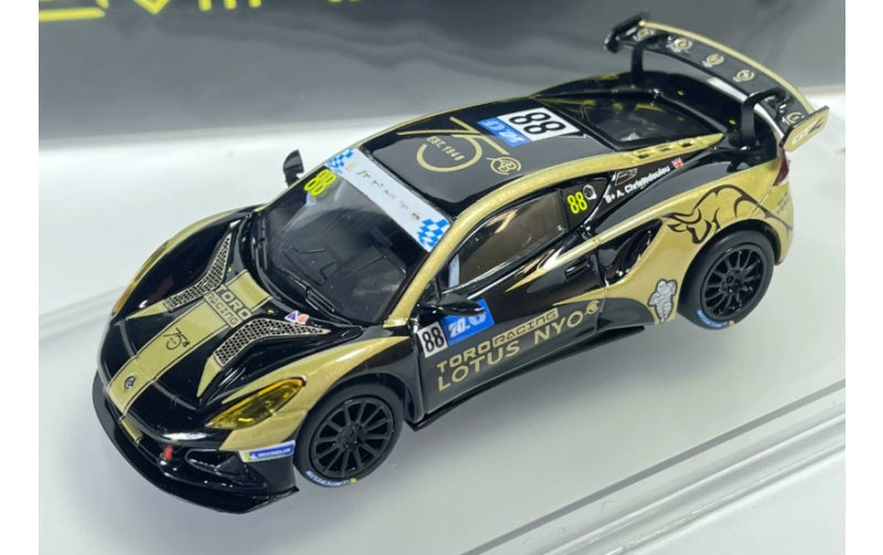 1:64 Lotus EMIRA GT4 2023 Yellow KiloWorks #88  DIECAST Model
