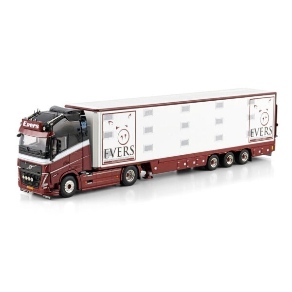 1:50 VOLVO EVERS FH5 XL 4X2 LIVE STOCK TRAILER 3 AXLE WSI   Diecast Model