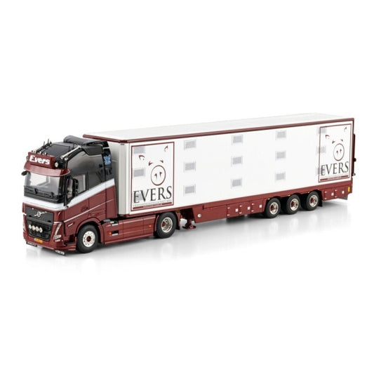 1:50 VOLVO EVERS FH5 XL 4X2 LIVE STOCK TRAILER 3 AXLE WSI   Diecast Model