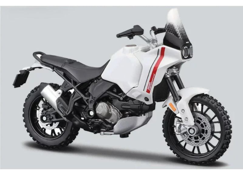 1:18 Ducati DesertX  Flat White  Maisto  Diecast Motorcycle Model