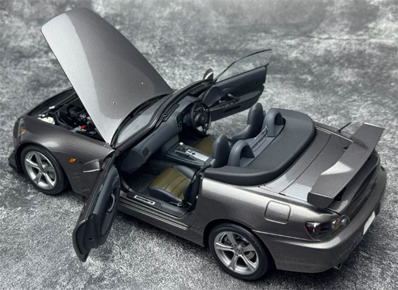 1:18 Honda S2000 TYPE S 2007 Metallic Moonstone Grey MOTORHELIX Limited Edition 499PCS ONLY DIECAST Model