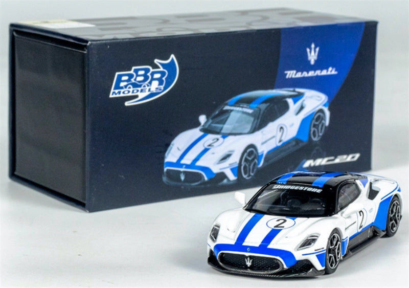 BBR MODELS Maserati MC20 #2 Maserati Performance Experience supercar 1:64 Car Pre-built Model view8