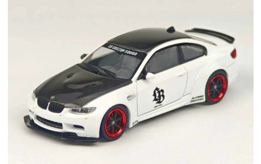 1:64 BMW LB M3 E92  White carbon cover Fine model  Limited Edition 699PCS ONLY DIECAST Model
