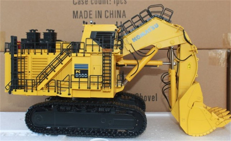 BYMO KOMATSU PC8000-11 Diesel Mining Excavator Shovel yellow 1:50 DIECAST Truck Lorry