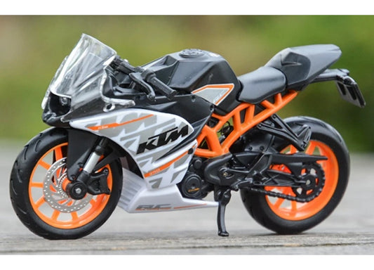 1:18 KTM RC 390  Orange-White  Maisto  Diecast Motorcycle Model