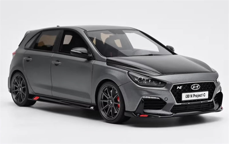 1:18 HYUNDAI I30 N PROJECT C SHOOTING STAR MET  grey  OTTO Limited Edition 3000PCS ONLY Resin Car Model
