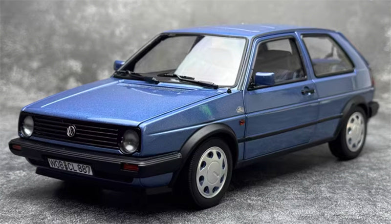 NOREV Volkswagen VW Golf 10 Million 1988 royal blue 1:18 Car Pre-built Model view1