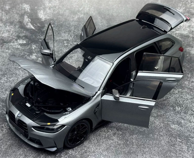 1:18 BMW M3 TOURING 2024 matte silver MINICHAMPS  DIECAST Model