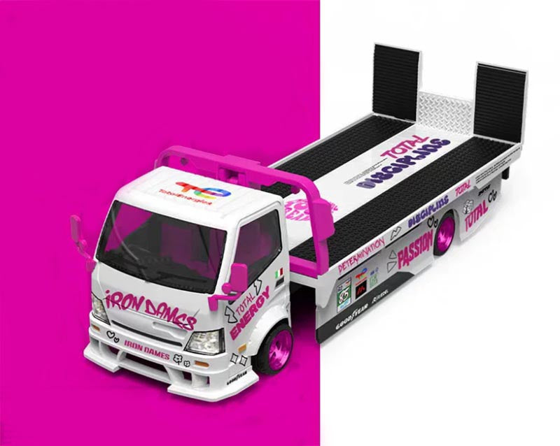 1:64 Hino H300 Iron Dames COOL.CAR DIECAST Model