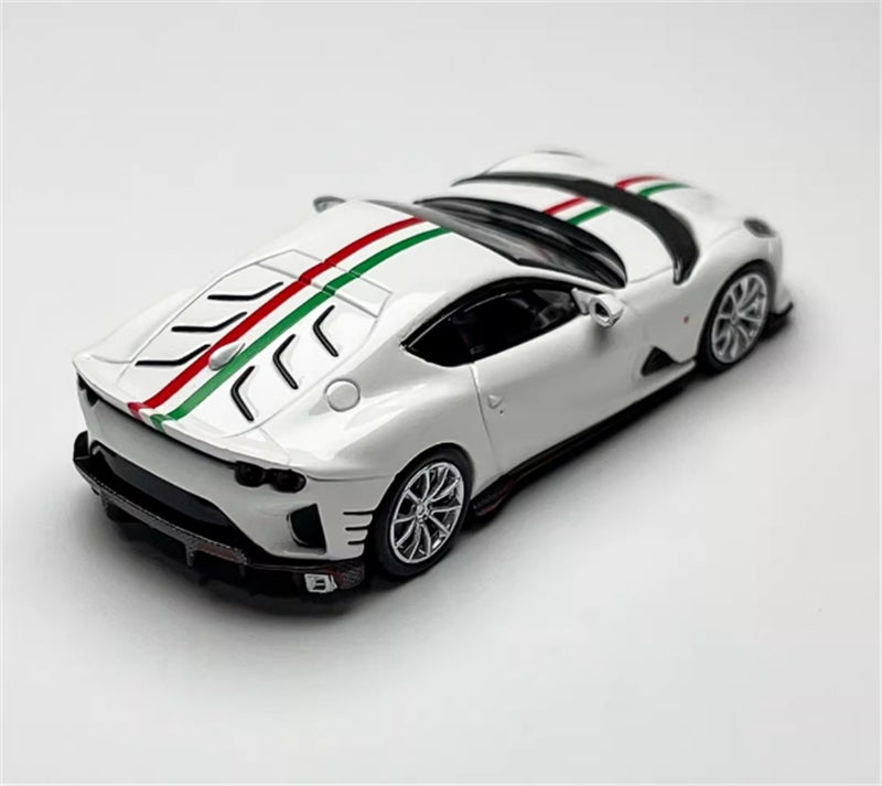 TOC Ferrari FE812C Coupe Sports BIANCO ITALIA 1:64 Car Pre-built Model