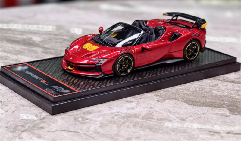 1:43 BBR MODELS Ferrari SF90 XX Spider Rosso Portofino supercar LTD 50PCS view1