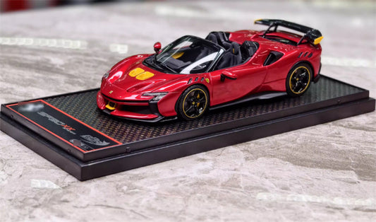 1:43 BBR MODELS Ferrari SF90 XX Spider Rosso Portofino supercar LTD 50PCS view1