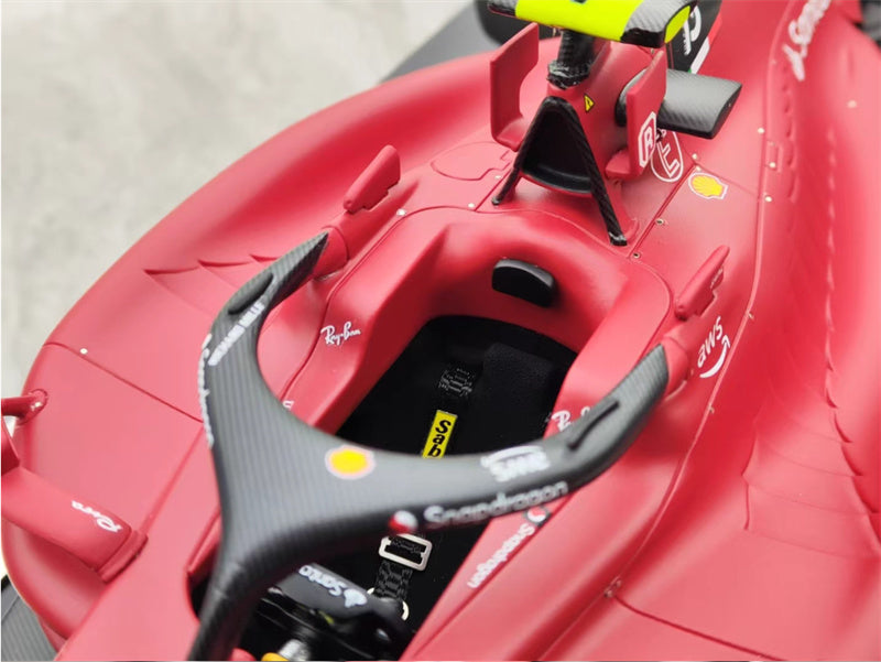1:18 Ferrari F1-75 2022 red Amalgam sainz #55 Resin Car Model view4