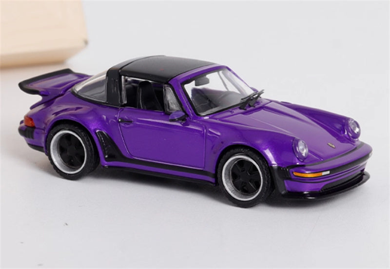 Rhino Model Porsche Singer Turbo Study 930 Purple 1:64 Car Pre-built Model view4