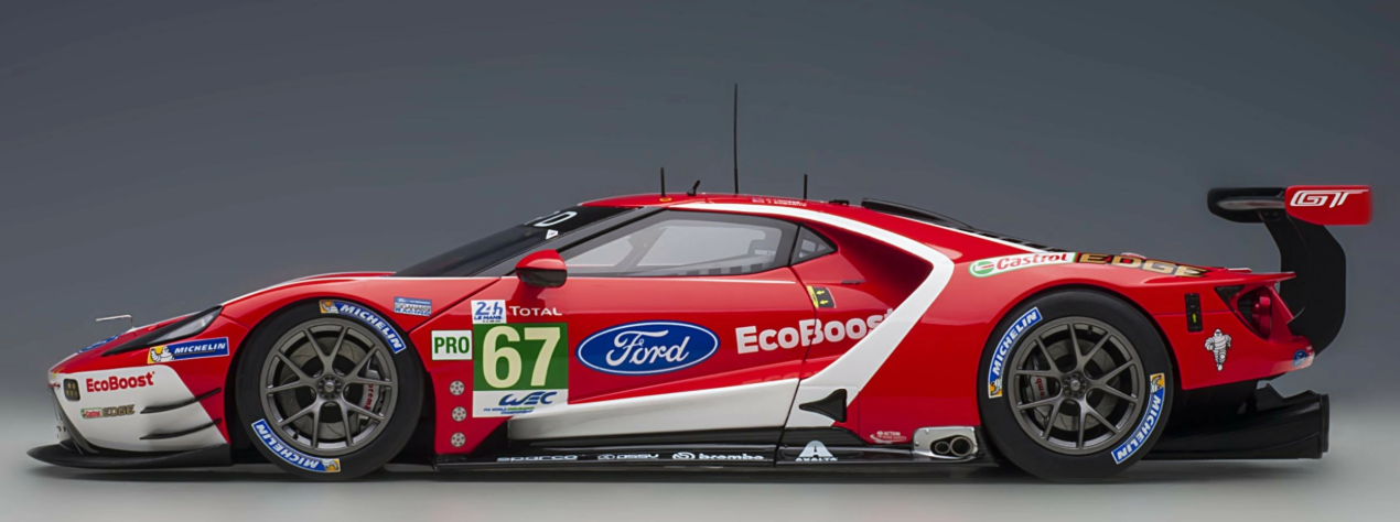 AUTOART Ford GT GTE Pro 24h 2019 Le Mans #67 EcoBoost Castrol EDGE Michelin GT WEC Pro Total 1:18 Car Pre-built Model view9