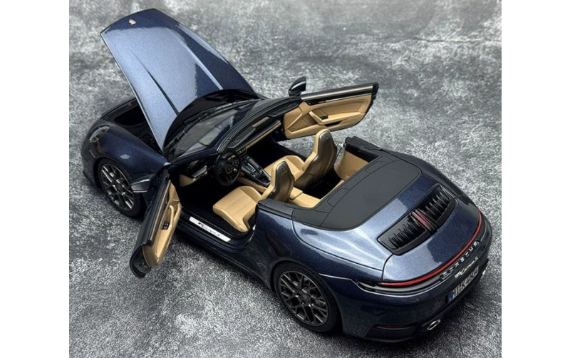 1:18 Porsche 911 (964) 2025 Blue NOREV Convertible DIECAST Car Model