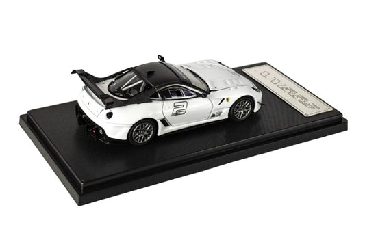 1:64 Ferrari 599XX  White Rhino Model #2 Limited Edition 599PCS ONLY DIECAST Model