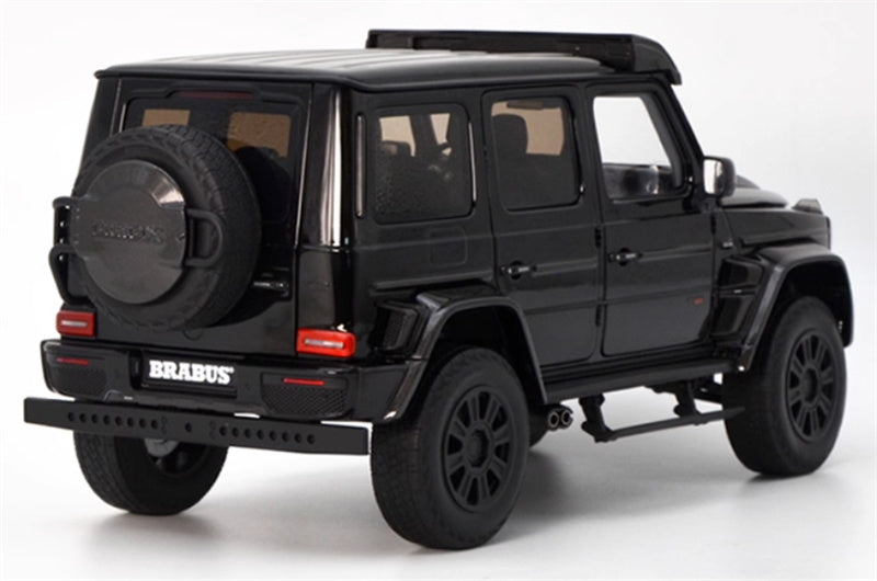 Almost Real Brabus Mercedes Benz G-Class AMG G63 4x4² SUV 2023 black Limited Edition 600PCS ONLY 1:18 Car Pre-built Model view5
