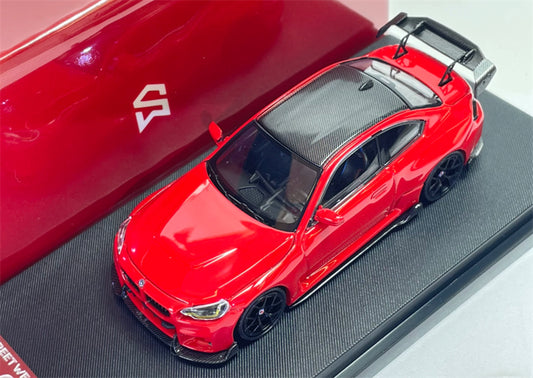 1:64 BMW M2 Mk2 G87 red SW Limited Edition 499PCS ONLY DIECAST Civil Car Model