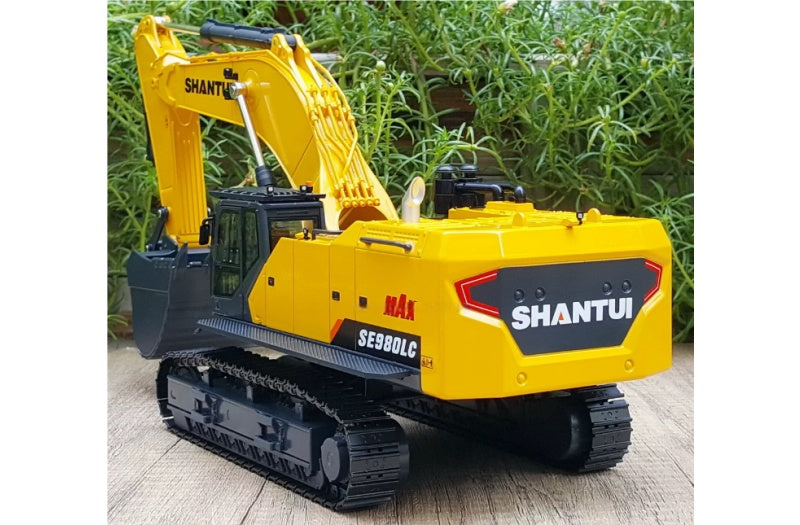 SHANTUI SE980LC Large-Scale Mining Excavator Yellow 1:35 Truck Pre-built Airliner Model Display view5