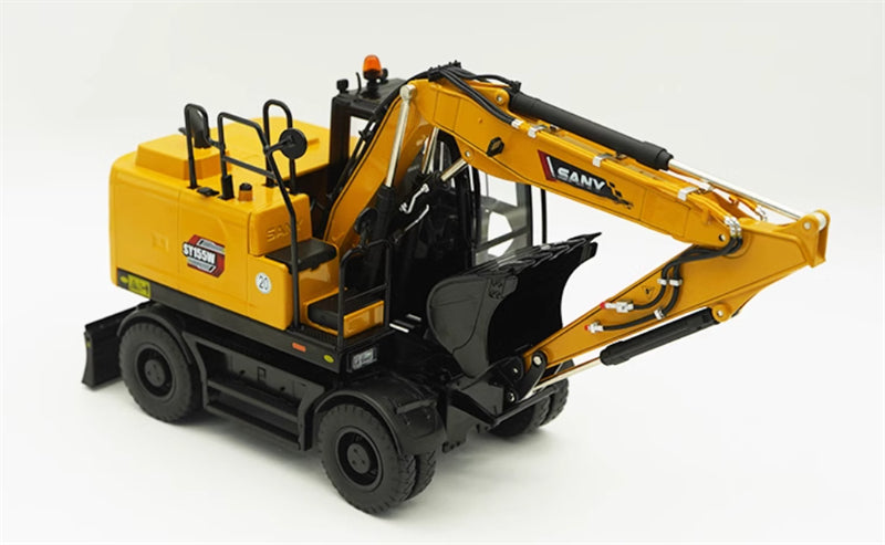SANY SY155W Wheel Excavator 1:25 Truck Pre-built Model