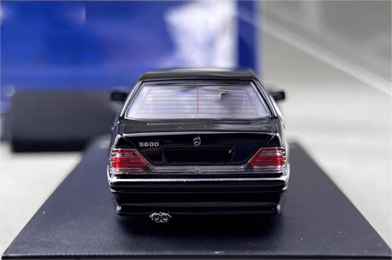 SW Mercedes Benz S600 W140 Black Limited Edition 499PCS ONLY 1:64 car Pre-built Model view6