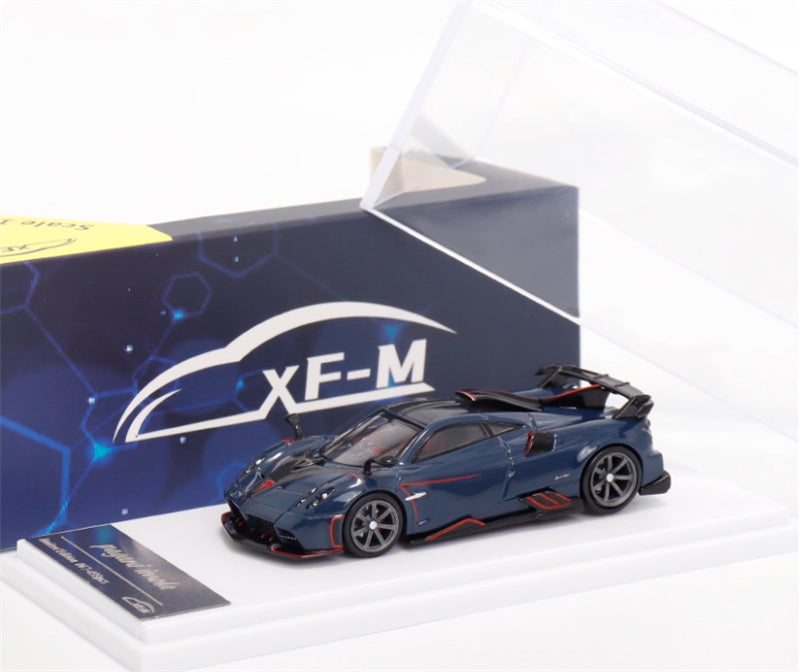 XF MODEL Pagani Imola supercar dark blue 1:64 Car Pre-built Model view6