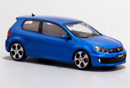 Max well Volkswagen Golf GTI 6th generation Blue regular version 1:64 Car Pre-built Airliner Model Display view2
