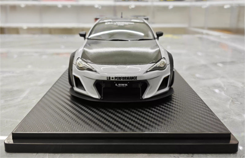 IGNITION MODEL Wide body Toyota 86 ver.1 lb gray black 1:18 Car Pre-built Model view8