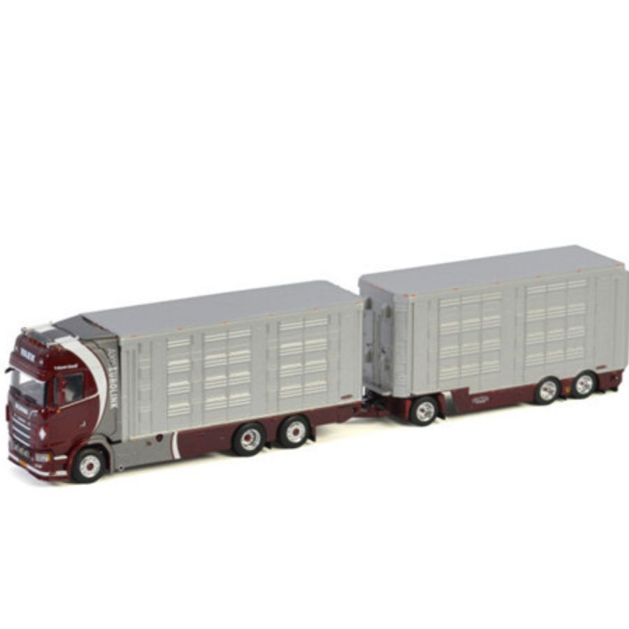 WSI SCANIA S HIGHLINE CS20H 6X2 TAG AXLE RESIN COMBI trailer VAEX 1/50 DIECAST Truck