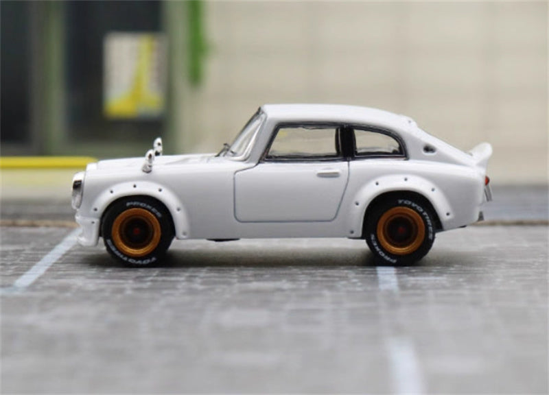 Mortal Honda S800 Limited Edition 499PCS ONLY white 1:64 Car Pre-built Model view3
