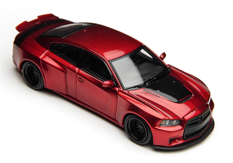 1:64 Dodge Charger Brawler red TimeMicro x PSC DESIGN DIECAST Civil Car Model