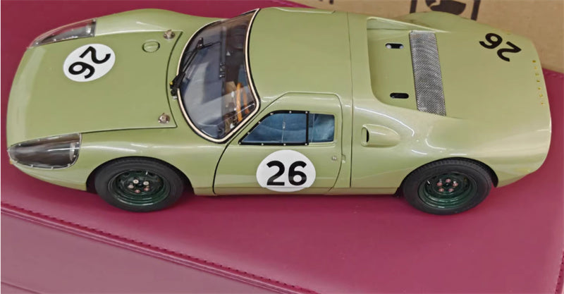CMC Porsche 904 Carrera GTS Silverstone 1964 #26 Grass green Limited Edition 1000PCS ONLY 1:18 Car Pre-built Model view8
