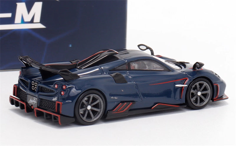 XF MODEL Pagani Imola supercar dark blue 1:64 Car Pre-built Model view4