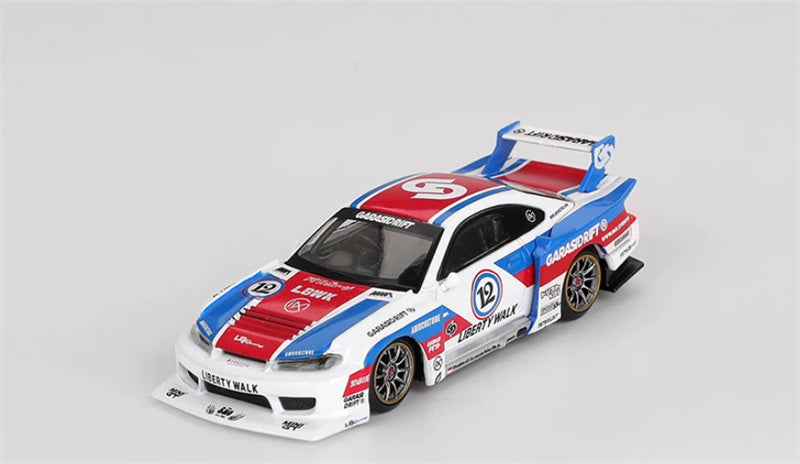 1:64 Nissan S15 Silvia LB-Super Silhouette Garasidrift x LBWK 2025 MINIGT DIECAST Model
