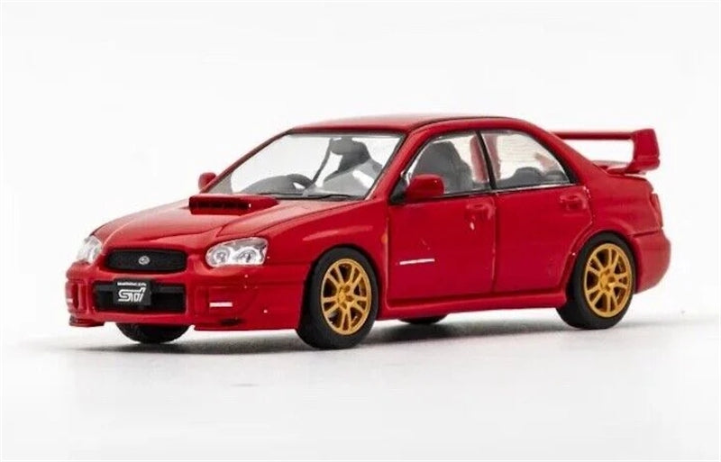 1:64 Subaru Impreza WRX STI 8th Generation Sedan  Red Furuya DIECAST Model
