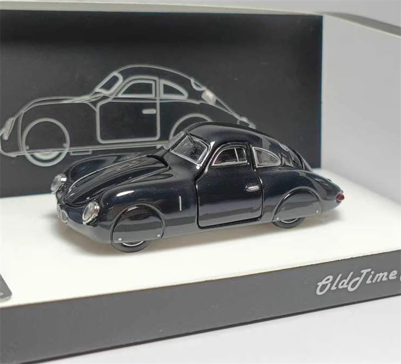 Oldtime Model Porsche Original TypE 64 1939 Metallic black 1:64 Car Pre-built Airliner Model Display view4