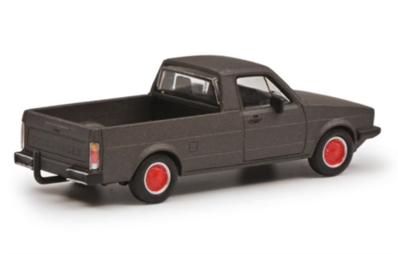 Schuco vw Caddy Pickup grey 1:64 Truck Pre-built Model