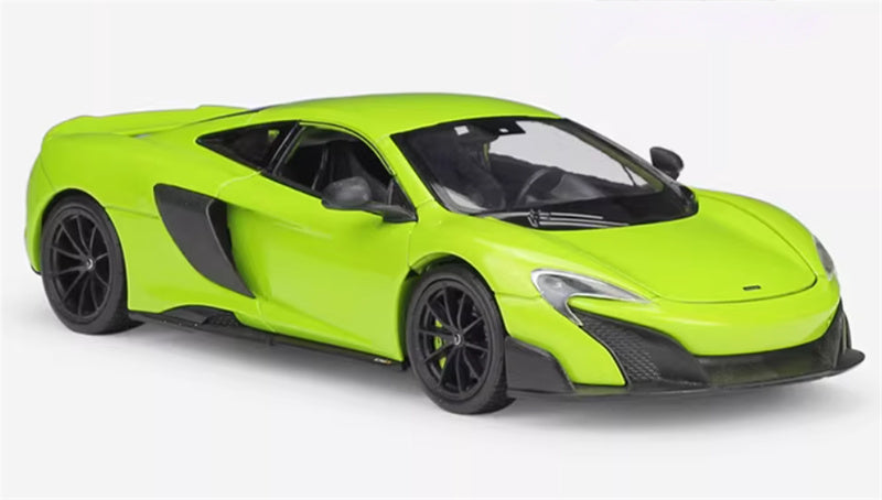 1:24 Mclaren 675LT supercar  Green  WELLY  DIECAST Car Model