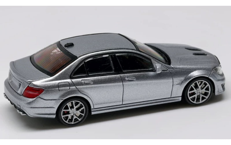 1:64 Mercedes-Benz C63 AMG W204  Titanium Gray KING MODEL  Limited Edition 799PCS ONLY DIECAST Model