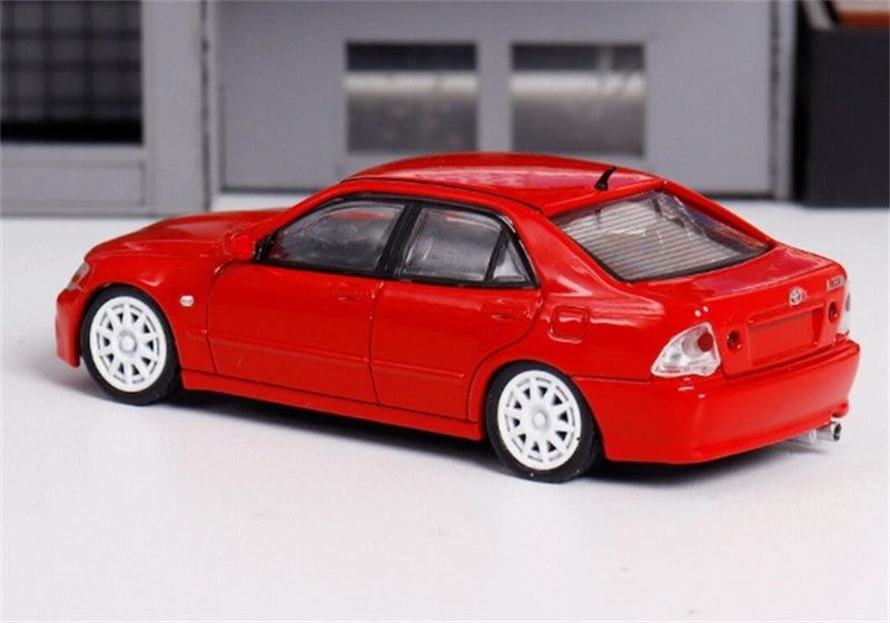 BBS Toyota Altezza RS200 SXE10 Red Limited Edition 499pcs ONLY 1:64 Car Pre-built Model