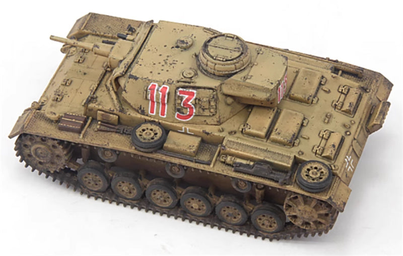S-MODEL Tank No. 3 G-type African Army #113 1:72 Tank Pre-built Model