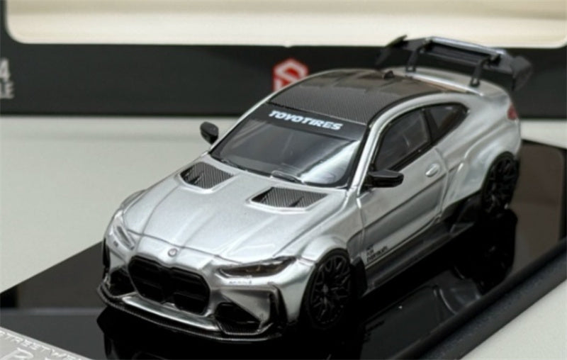 1:64 BMW M4 G82  Alexander Silver SW  Limited Edition 500PCS ONLY DIECAST Model