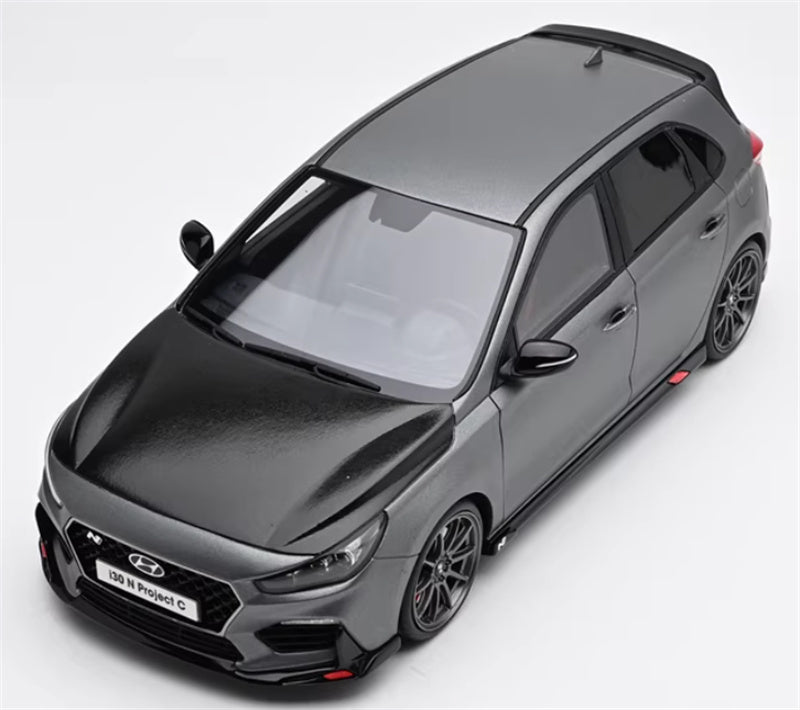 1:18 HYUNDAI I30 N PROJECT C SHOOTING STAR MET  grey  OTTO Limited Edition 3000PCS ONLY Resin Car Model