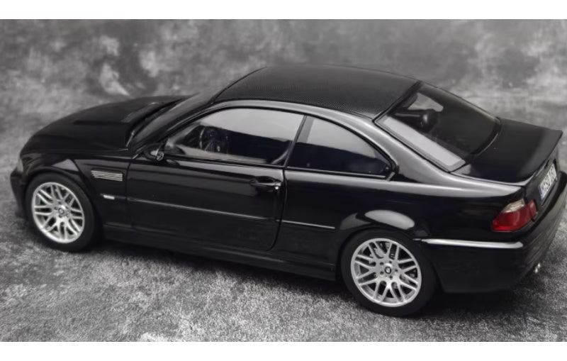 1:18 BMW M3 E46 CLS Norev Black Diecast Model view7