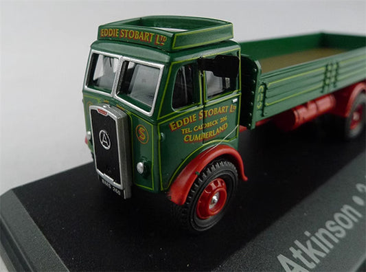 FLOZ Atkinson 3 Axle Dropside Pickup container truck Eddie Stobart army green 1:76 Truck Pre-built Model